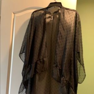 Express black kimono